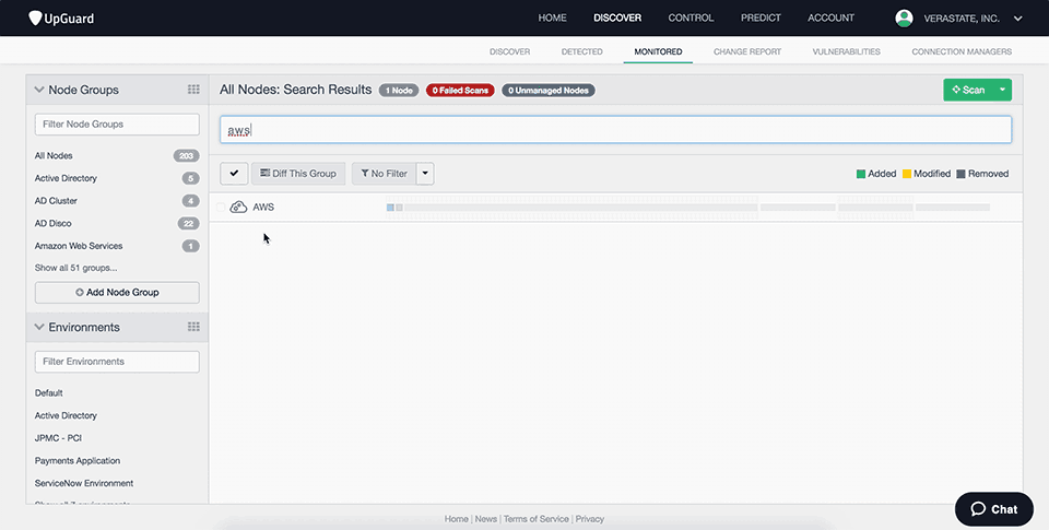 Test AWS EC2 Groups on UpGuard