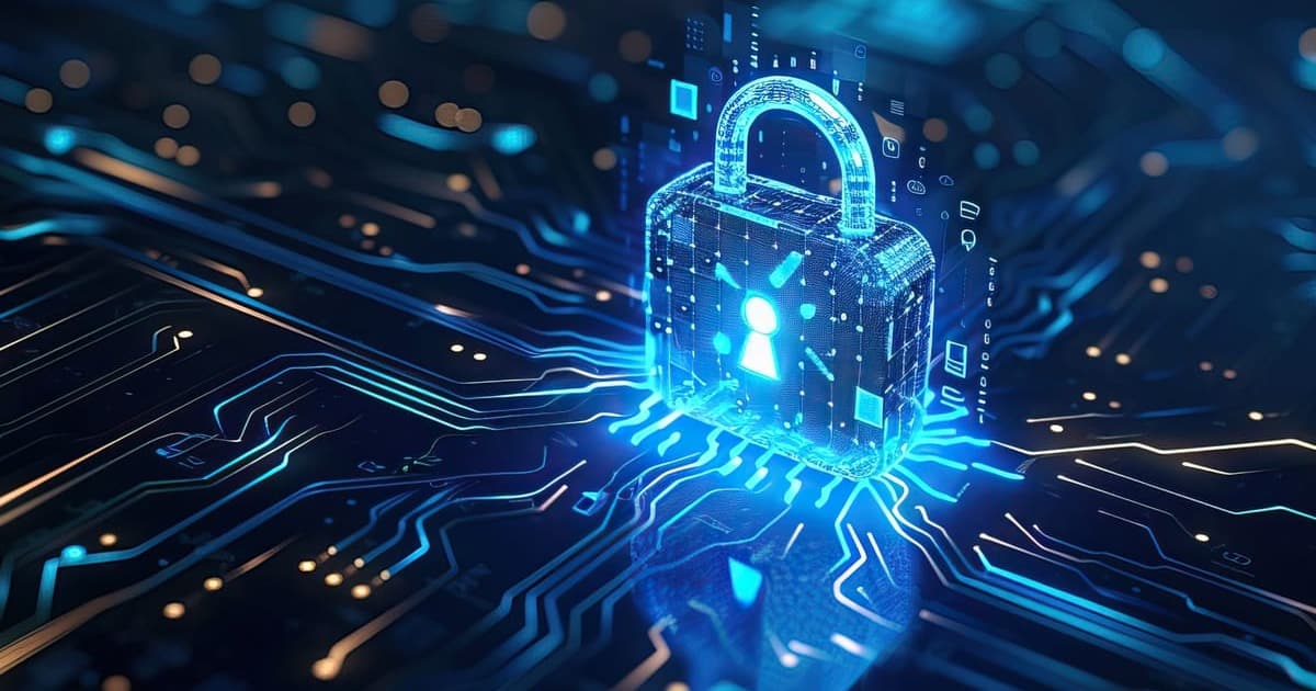 cyber lock with transparent blue color located on the motherboard